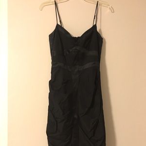 Calvin Klein silk black dress size 2